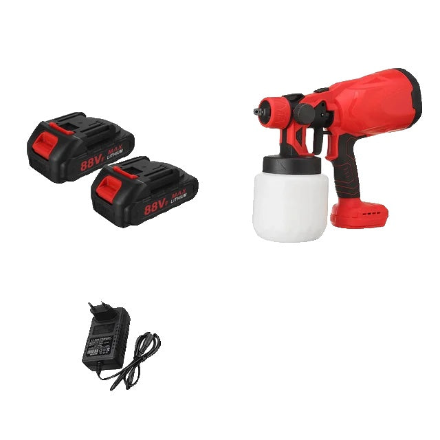 Cordless Paint Sprayer, 20V, High Speed, 800ML Capacity, Adapted for 18V Makita Battery