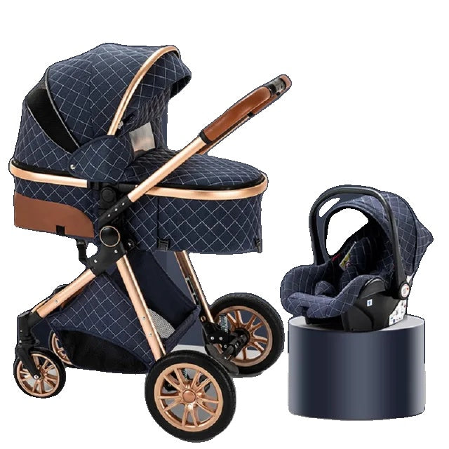 Baby kinderwagen, multifunctioneel, eenvoudig inklapbaar.