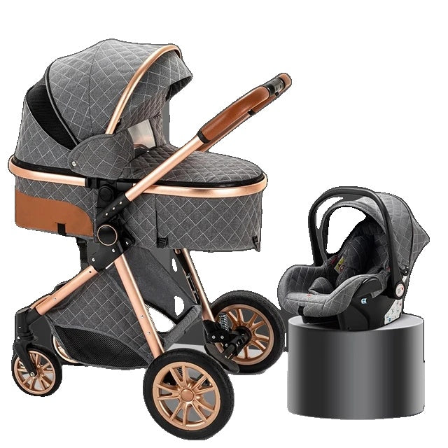 Baby kinderwagen, multifunctioneel, eenvoudig inklapbaar.