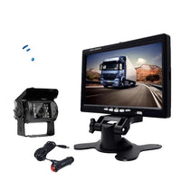 Draadloze achteruitrijcamera, 7 inch HD TFT LCD-monitor, voertuigback-up voor vrachtwagens en campers.