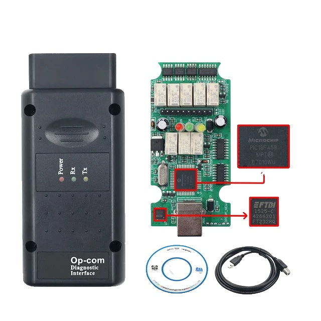 OPCOM V2021, Cititor de coduri Opel CAN-BUS OBD2, Actualizare Flash