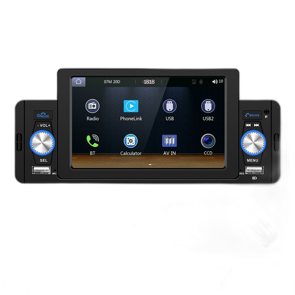 Auto-Radio MP5, Bluetooth-Verbindung, Carplay-Integration