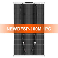 Panou solar flexibil, rezistent la apă, pachet baterie solară de 12V