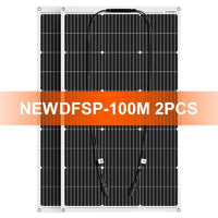 Flexibel solpanel, vattentät, 12V solbatteripaket