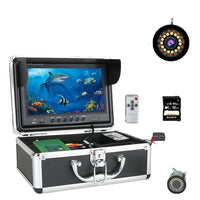 Camera de pescuit subacvatic, ecran 9HD 1080P, 15 LED-uri albe + 15 lămpi IR