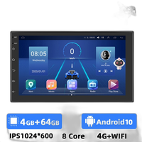7 9 10 Android Autoradio - Podofo 2din Multimedia Videospeler GPS Recorder