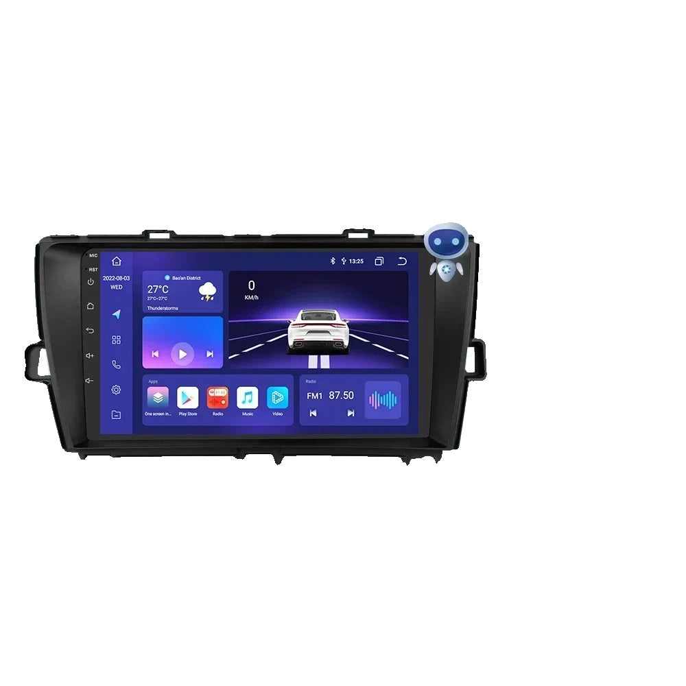 Toyota Prius XW30:n autoradio, QLED-näyttö, Android 12, Carplay