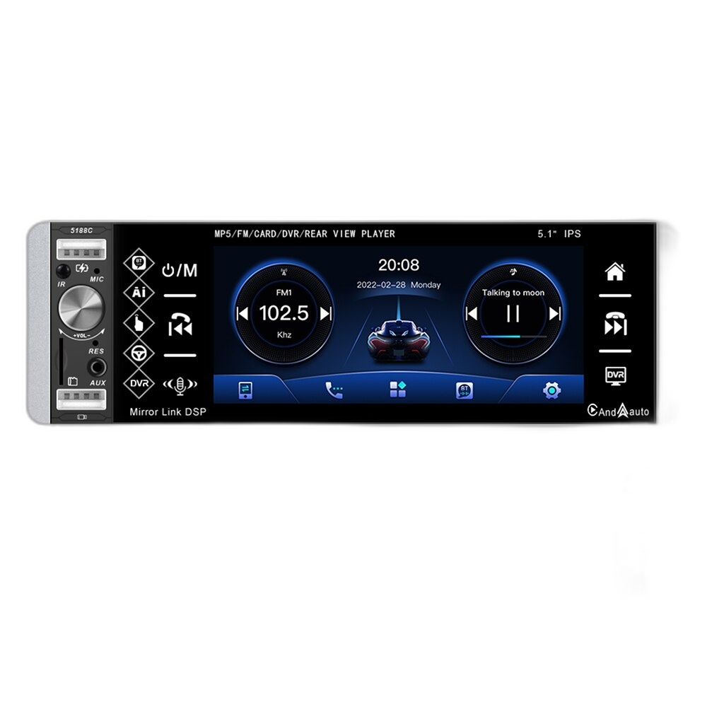 Auto radio, 51 inch HD touchscreen, AI-stem MP5