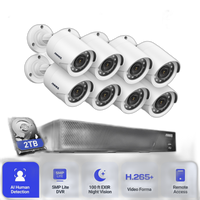 CCTV Surveillance System, 5MP Resolution, Outdoor Security Cameras