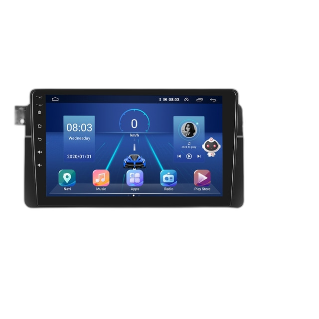 Auto Radio Carplay, AI Stemcontrole, 4G Stereo Ontvanger