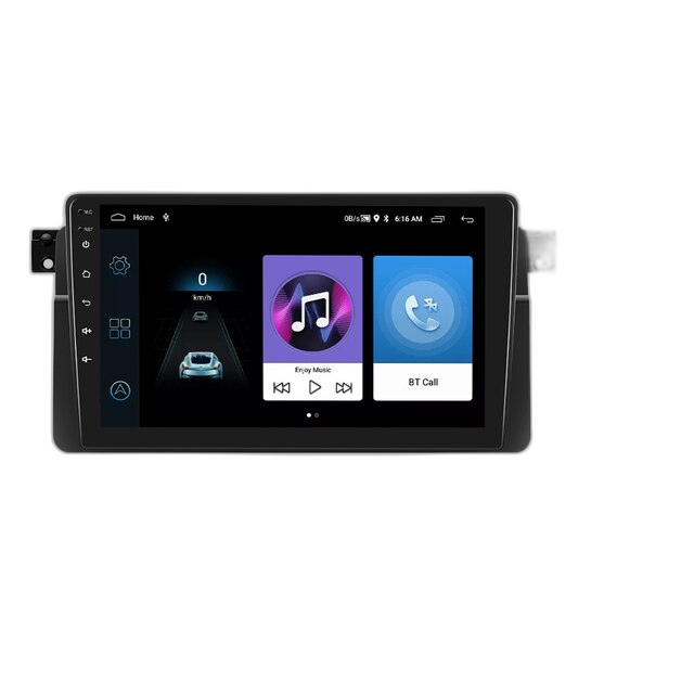 Bilradio med Carplay, AI-stemmestyring, 4G stereo-modtager