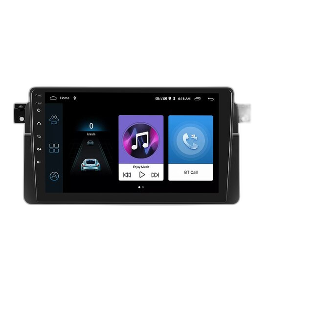 Bilradio med Carplay, AI-röstkontroll, 4G-stereomottagare