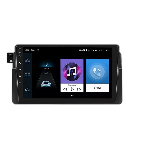 Bilradio med Carplay, AI-röstkontroll, 4G-stereomottagare