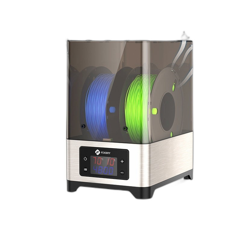 Cutie de uscare pentru filamentul imprimantei 3D, încălzitor PTC, monitorizare în timp real a umidității