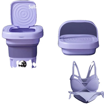 Portable Washing Machine, Foldable Design, Spin Dryer