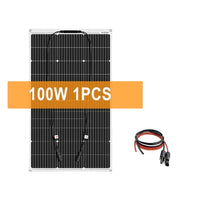Solar System for Home, 2000W Power Output, 100Ah Lifepo4 Battery