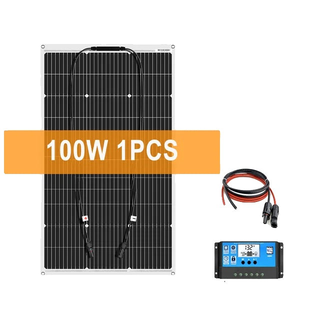 Solar System for Home, 2000W Power Output, 100Ah Lifepo4 Battery