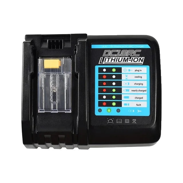 Makita 18V Batterij, 6Ah Capaciteit, Compatibel met LXT BL1860B