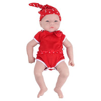 Silikone Reborn Babydukker, realistiske malede træk, livagtigt nyfødt design