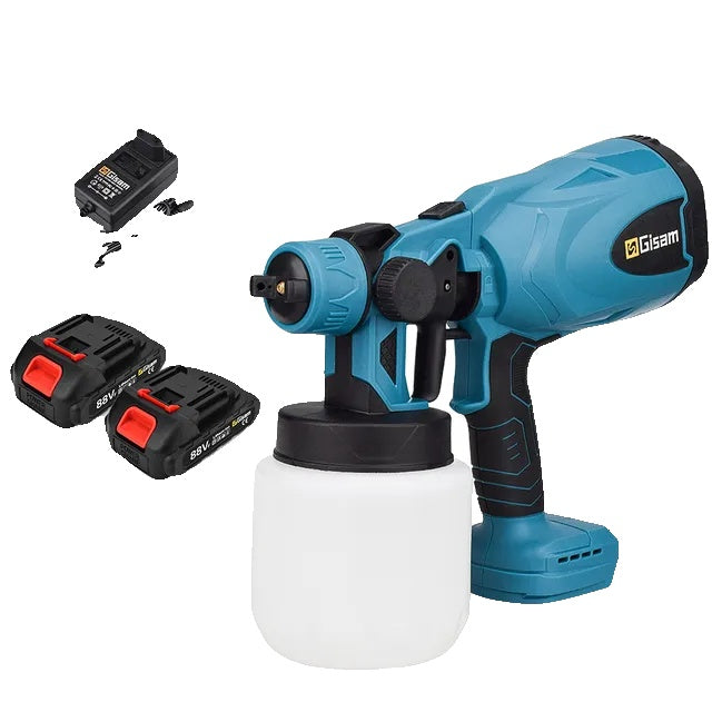 Cordless Electric Spray Gun, Portable, Compatible with Makita 18V Battery