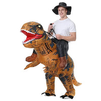 Aufblasbares Dinosaurier-Kostüm, Halloween-Party Cosplay, Frauen Männer