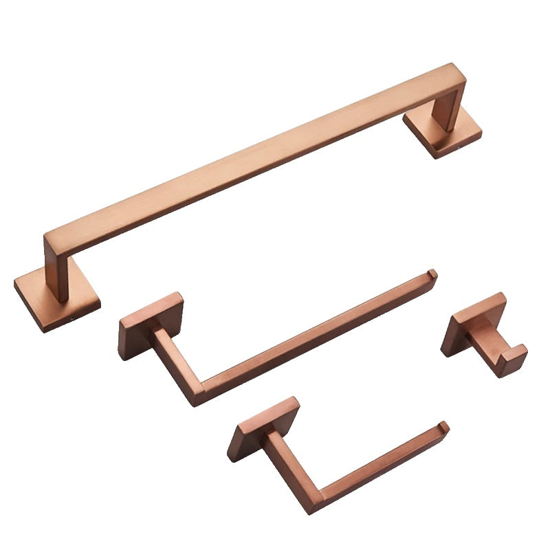 Badezimmerzubehör-Hardware-Set, Roségold, Edelstahl