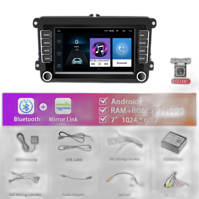 Auto Radio, 8-kern, Android Auto