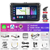 Car Radio, 8' Touchscreen, Carplay Compatible