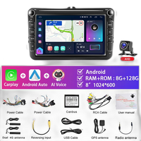 Autoradio, 8' touchscreen, compatibel met Carplay