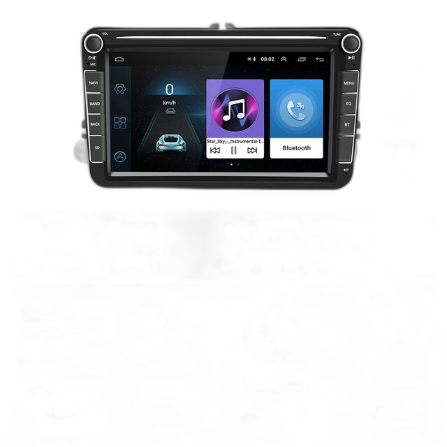 Bilradio, 8' Touchscreen, Carplay Kompatibel