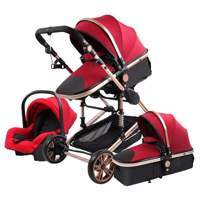 Kinderwagen, 3-in-1-Design, leicht und hochlandschaftlich