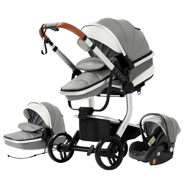 Kinderwagen, 3-in-1-Design, leicht und hochlandschaftlich