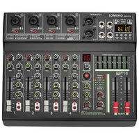 Dj Mixer, 4 Channels, 16 Dsp, 48V Phantom Power