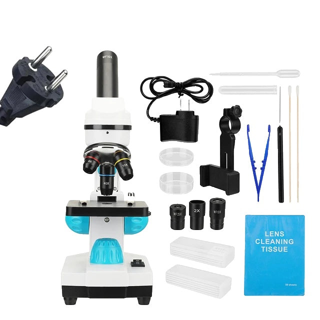 Biological Microscopes, 100X-2000X Magnification, Phone Adapter