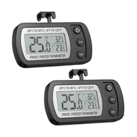 Digitales wasserdichtes Thermometer – großer Bildschirm, hängendes Kühlschrankmessgerät.