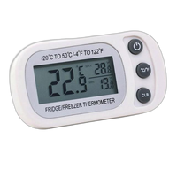 Digitale Waterdichte Thermometer - Groot Scherm, Hangende Koelkast Meter.