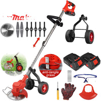 Cordless Grass String Trimmer, 24V, Adjustable, Foldable