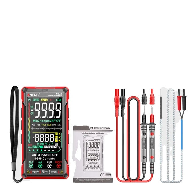 Digitales intelligentes Multimeter, automatische Bereichswahl, True RMS