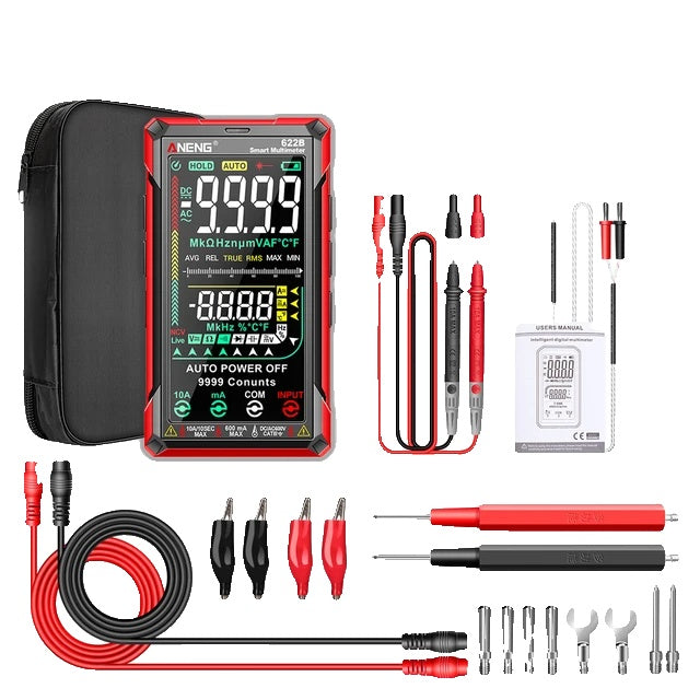 Digitales intelligentes Multimeter, automatische Bereichswahl, True RMS