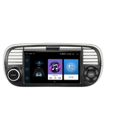 7'' Android Autoradio Voor Fiat 500 2007-2015 - 2Din 8+128G, Carplay, Auto WIFI GPS DSP