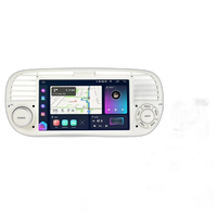 7'' Android Autoradio Voor Fiat 500 2007-2015 - 2Din 8+128G, Carplay, Auto WIFI GPS DSP