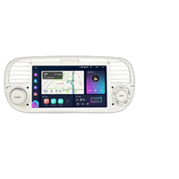 7'' Android Autoradio Voor Fiat 500 2007-2015 - 2Din 8+128G, Carplay, Auto WIFI GPS DSP