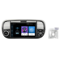 7'' Android Autoradio Voor Fiat 500 2007-2015 - 2Din 8+128G, Carplay, Auto WIFI GPS DSP