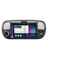 7'' Android Autoradio Voor Fiat 500 2007-2015 - 2Din 8+128G, Carplay, Auto WIFI GPS DSP