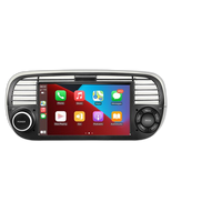 7'' Android Autoradio Voor Fiat 500 2007-2015 - 2Din 8+128G, Carplay, Auto WIFI GPS DSP