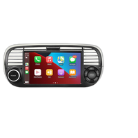 7'' Android Autoradio Voor Fiat 500 2007-2015 - 2Din 8+128G, Carplay, Auto WIFI GPS DSP