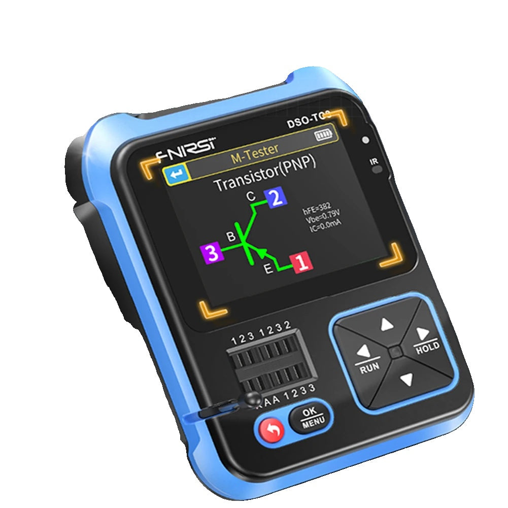 Handheld Oscilloscoop, Transistortester, Signaalgenerator