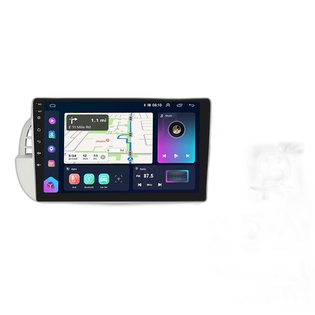 Bilradio, multimediaspelare för video, GPS
