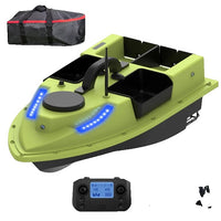 Barcă de pescuit cu GPS RC, telecomandă wireless, 4 containere pentru momeli.