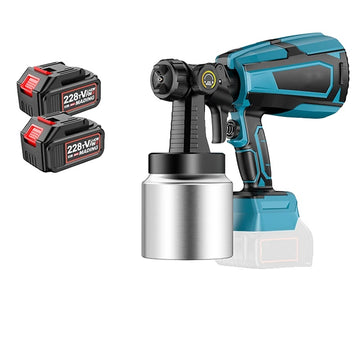 Electric Spray Gun, Cordless Operation, Compatible with Makita 18V Battery